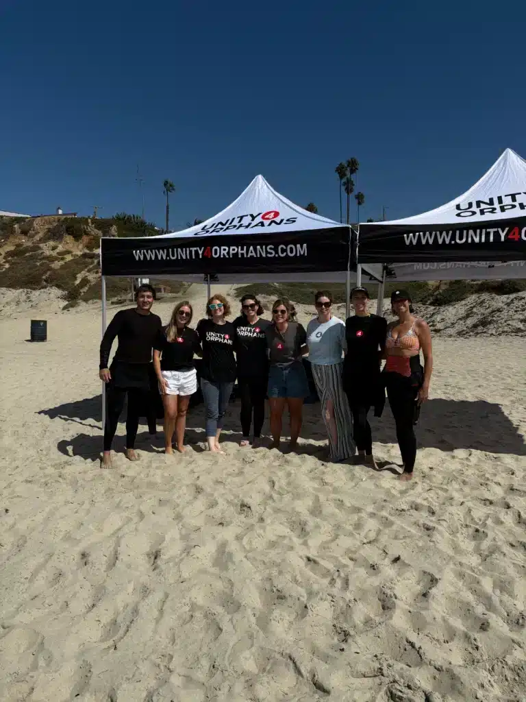 San Diego Surfers Show Their Support for Unity 4 Orphans