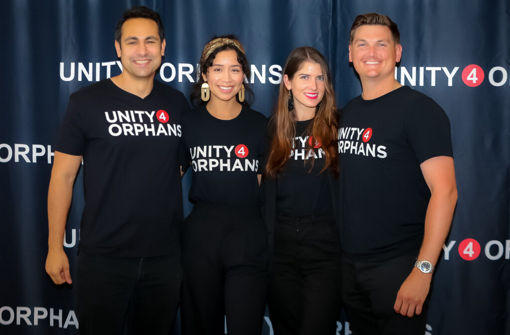 volunteers at the Unity 4 Orphans Open Hearts fundraiser gala