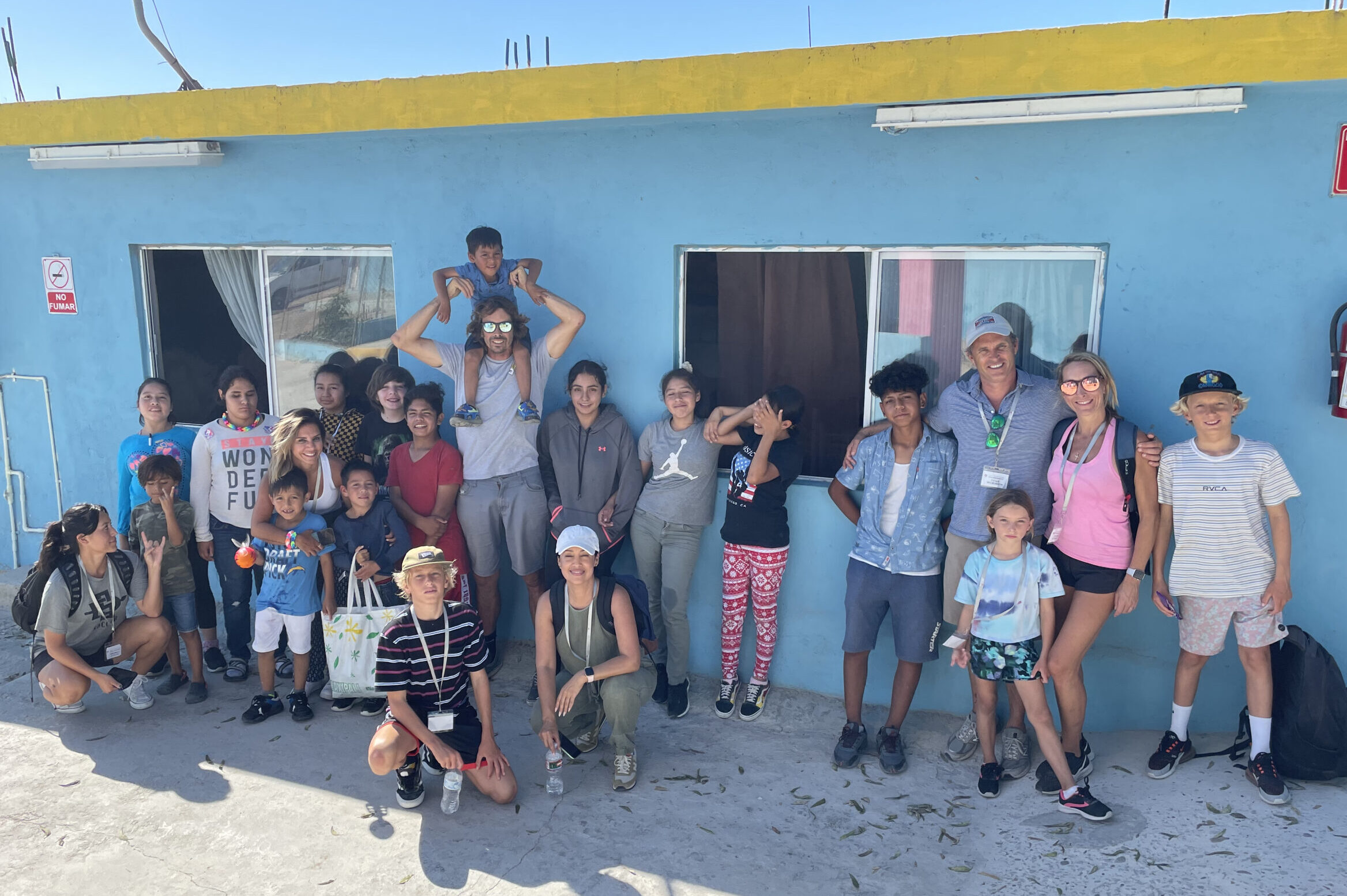 Charlie and family volunteer at Mexico orphanage with Unity 4 Orphans