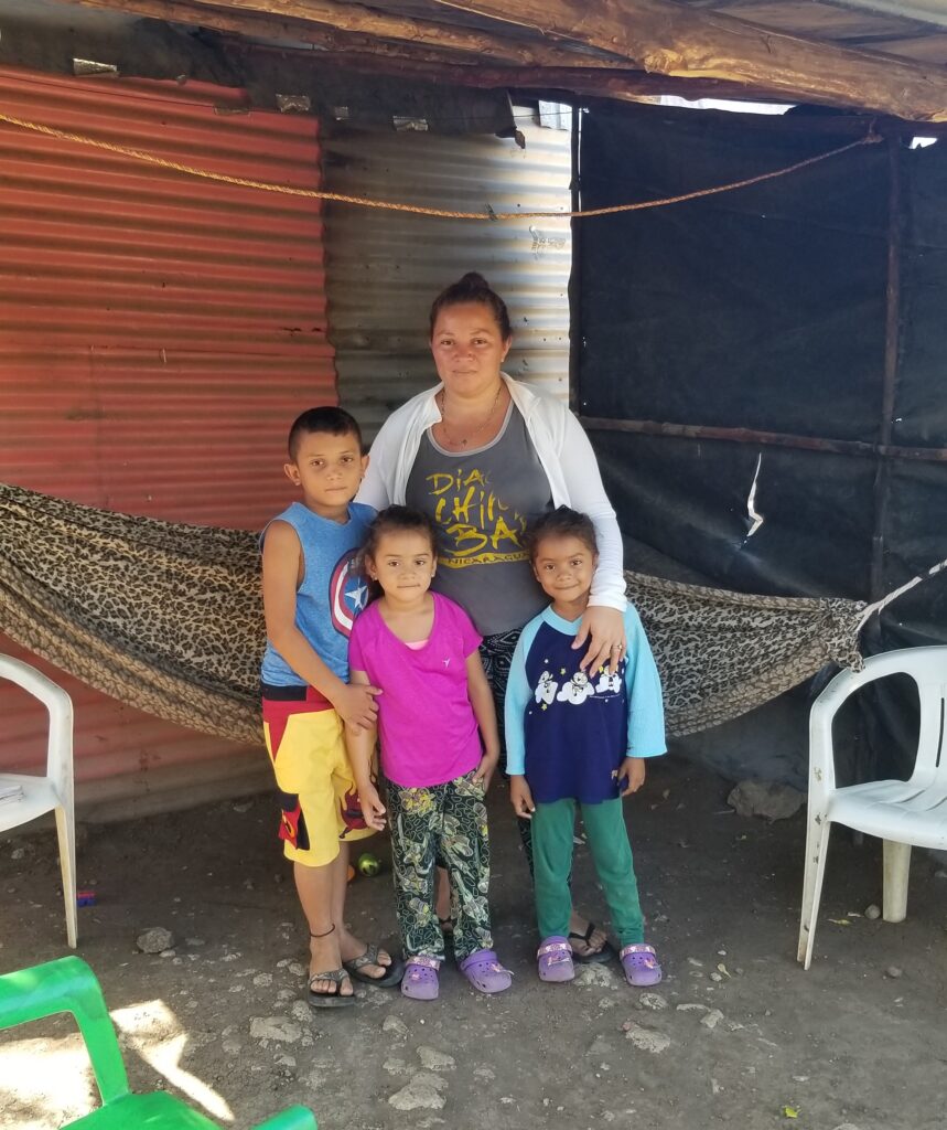 Single Mother and 3 Children Living in Poverty