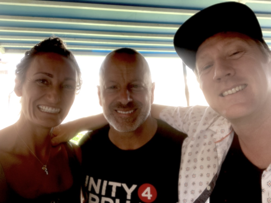 Volunteers Sara and Paul Giret join Unity 4 Orphans founder Joe Brandi for visit to ESL Program in Nicaragua.