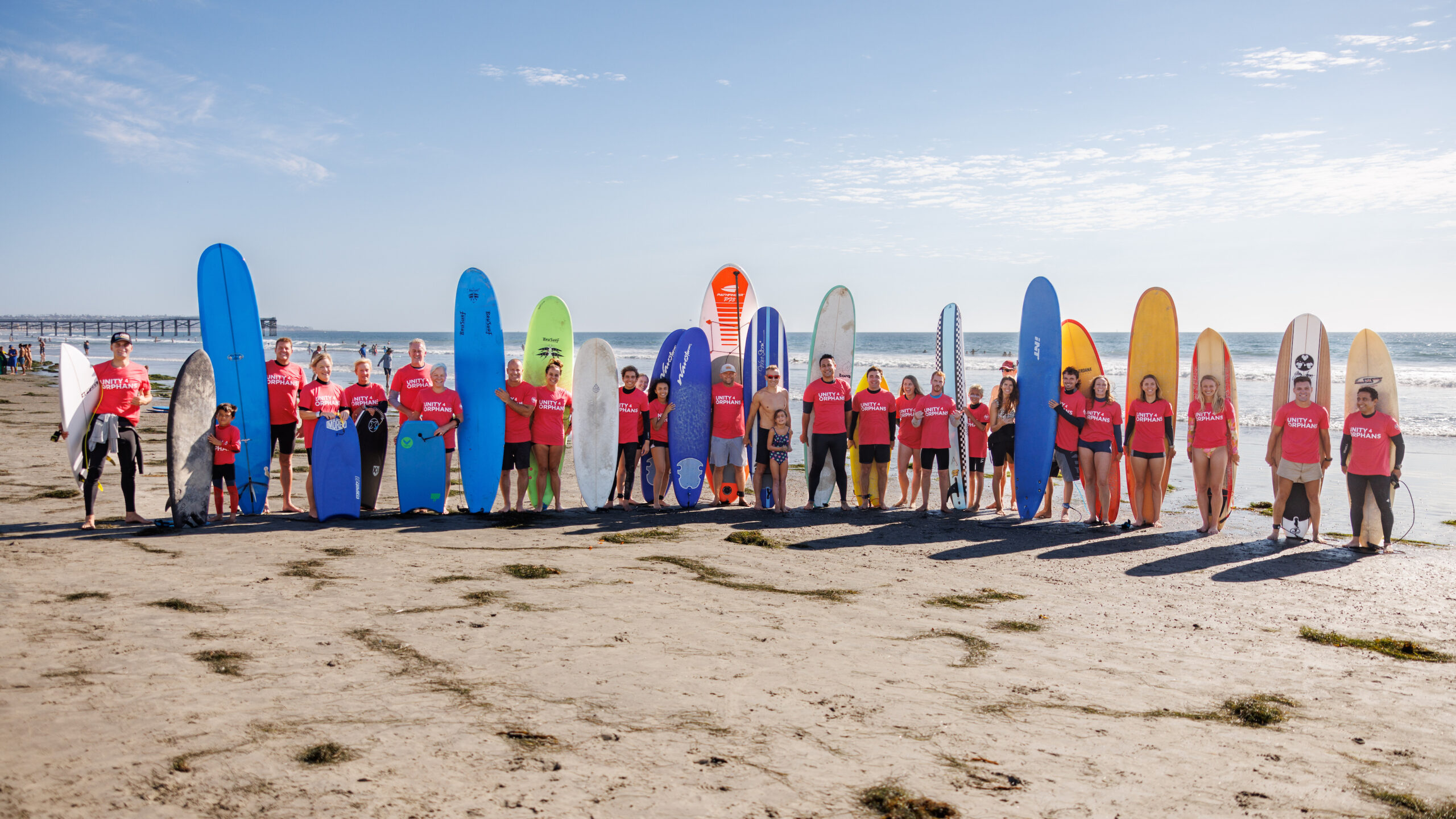 San Diego Charity Unity 4 Orphans volunteers at annual Wave-a-Thon